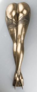 Bronze Wall Art Erotic Woman Legs Wall Art Plaque Sculpture Gift