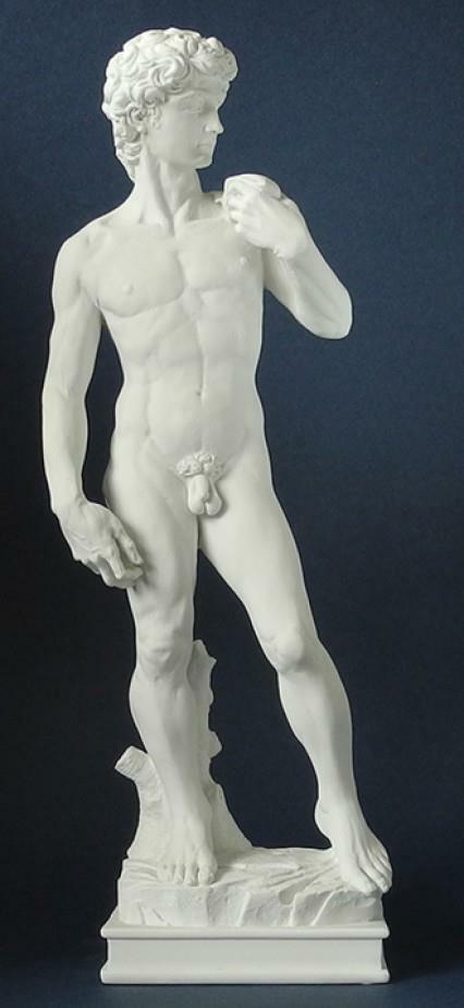 David by Michelangelo Sculpture Museum Reproduction Resin Statue Figure Ornament