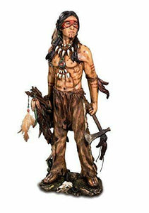 Large Realistic Effect Indian Holding Tomahawk 50 cm