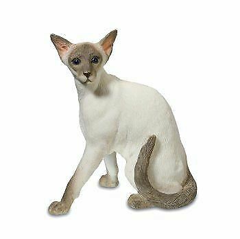Novelty Siamese Cat Figurine Ornament Cat Lover Ideal Gift