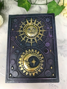 Mystical Sun and Moon Tarot Box Celestial Altar Decoration Wicca Pagan Style-OsirisTradingUK