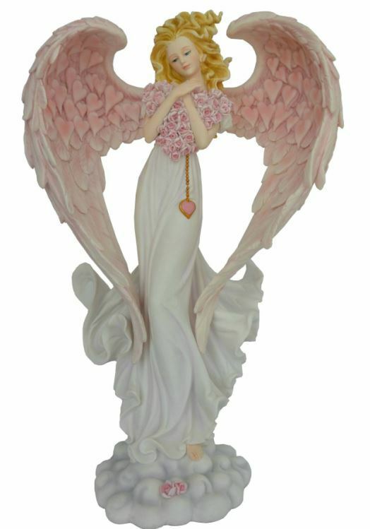 Large Angel Of Love Sculpture Statue Mythical Creatures Figure Gift Ornament