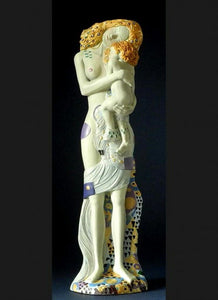 Mother and Child Statue from Three Ages Of Woman by Gustav Klimt Art Sculpture