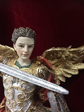 Laden Sie das Bild in den Galerie-Viewer, St Michael Archangel Statue Religious Figurine Saint Sculpture Ornament-OsirisTradingUK
