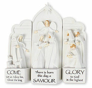 Nativity Light Up Scene Christmas Ornament Home Decoration Religious Gift