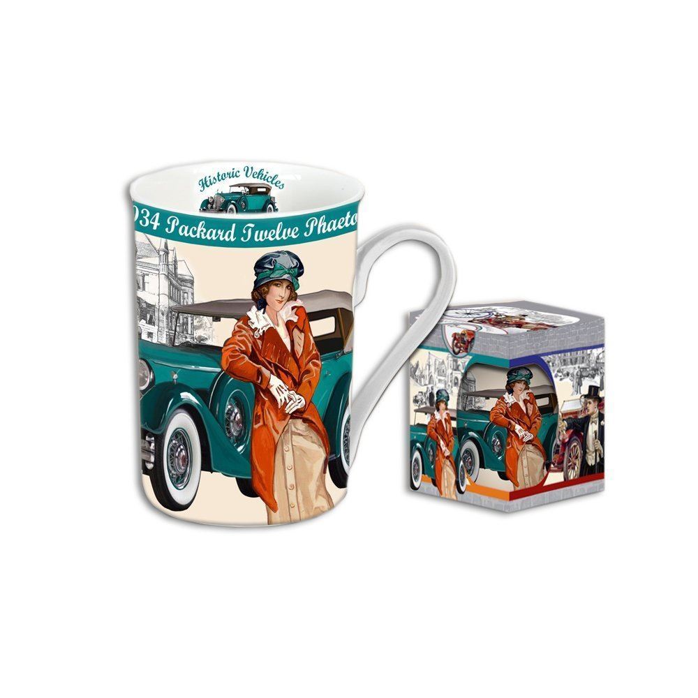 CARMANI Old Vehicles Large cup for a Man 1934 Packard Twelve Phaeton-OsirisTradingUK