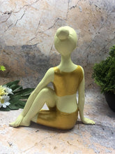 Load image into Gallery viewer, Yoga Pose Sculpture Figurine Statue Ornament Meditation Ardha Matsyendrasana
