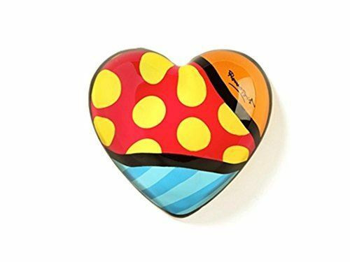 Decorative Deluxe Paperweight Pop Art Heart by Romero Britto