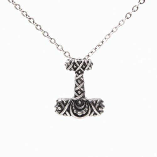 Viking Thor's Hammer Pendant Necklace Amulet Talisman-OsirisTradingUK