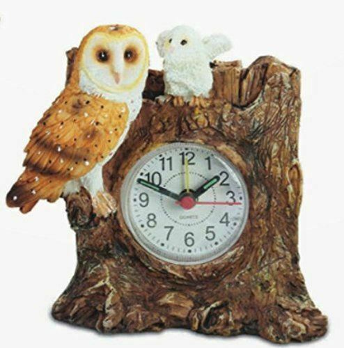 Novelty Mother and Baby Owl Alarm Clock