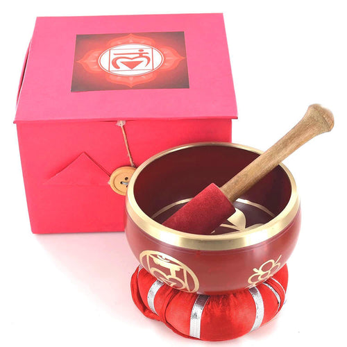 Sacral Chakra Tibetan Singing Handcrafted Bowl Meditation Healing Mindfulness-OsirisTradingUK