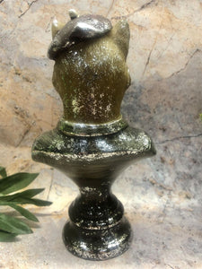 Fox Bust Statue Vintage Clothing Style Steampunk Fantasy Dapper Animals-OsirisTradingUK