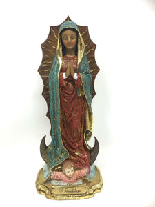 Our Lady of Guadalupe Virgin Mary Religious Sculpture Catholic Figurine Statue-OsirisTradingUK