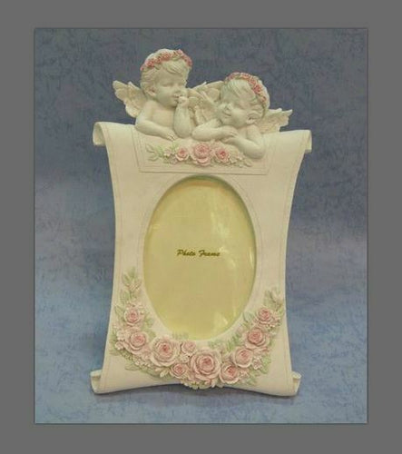 Guardian Angel Figurine Cherub Photo Frame Statue Ornament Sculpture Gift-Collectables:Fantasy, Myth & Magic:Mythical Creatures:Angels-OsirisTradingUK