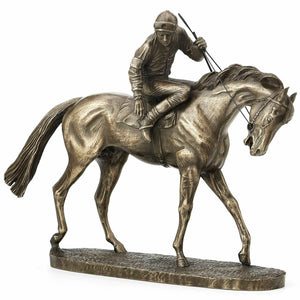 On Parade by David Geenty Bronze Effect Horse Sculpture Statue Ornament