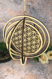 Flower of Life Wall Decoration Sacred Geometry Home Hanging Decor-OsirisTradingUK
