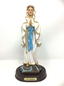 Virgin Mary Our Lady of Lourdes Statue Religious Ornament Figurine-OsirisTradingUK