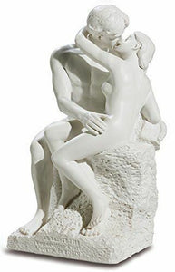 Classic Styled Lovers Sculpture Entitled The Kiss Inspired from Rodin