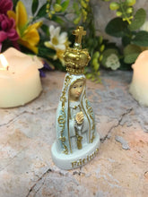 Load image into Gallery viewer, Blessed Virgin Mary Our Lady of Fatima White Statue Figurine Religious Sculpture
