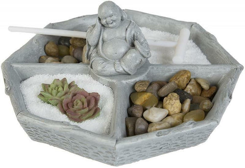 Zen Garden Buddha Set Feng Shui Buddhism House Decoration Ornament-OsirisTradingUK