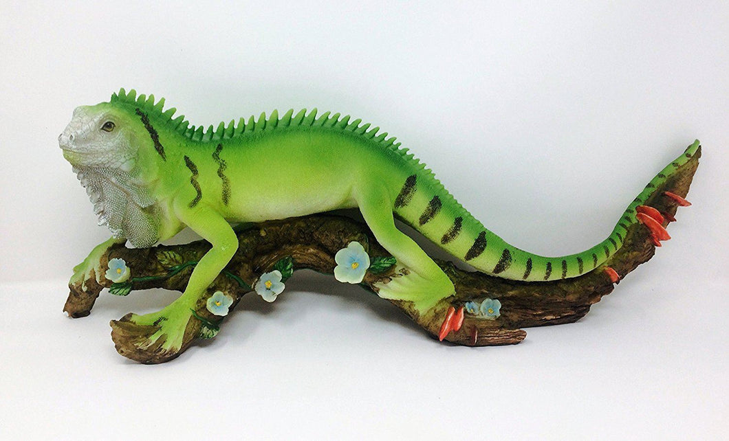 XL Realistic Iguana Garden Ornament Statue Lizard Figurine Statue Ornament Gift-OsirisTradingUK