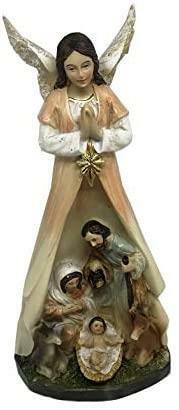 Nativity Angel Porcelain Sculpture Christmas Decoration Traditional Gift
