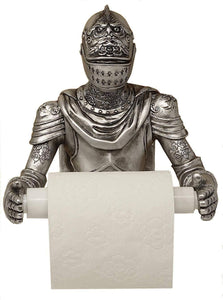 Decorative Knight Medieval Style Toilet Roll Holder Bathroom Decoration