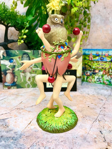 Dancer with Owl Sculpture Hieronymus Bosch Art Statue Figurine Reproduction Gift