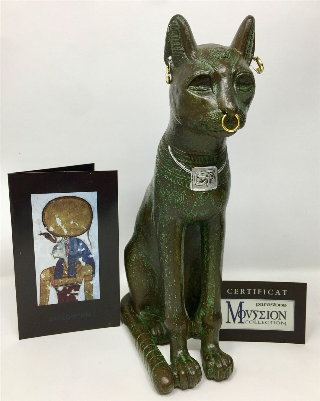 Museum Collection The Gayer-Anderson Bastet Cat Statue Egyptian Style Sculpture