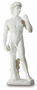 White David Figurine Statue Reproduction Figurine Classic Ornament