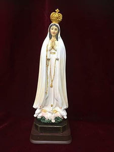Blessed Virgin Mary Our Lady of Fatima Statue Ornament Figurine Figure Sculpture