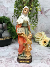 Load image into Gallery viewer, Saint Anne Statue Catholic Saint Sculpture Religious Santa Ana Figurine 23 cm
