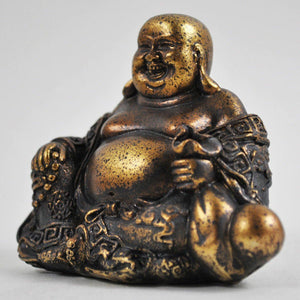 Fat Laughing Buddha Budai Garden Ornament Spiritual Statue Figure Feng Shui-OsirisTradingUK