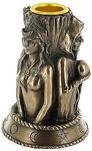 Maiden, Mother and Crone Wiccan Style Candle Holder-OsirisTradingUK