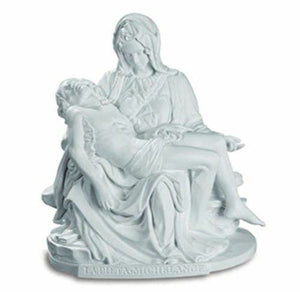 La Pieta Museum Reproduction Statue Of The Virgin Mary Holding Jesus Religious