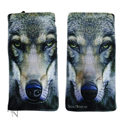 Portrait of a Wolf Purse Embossed Wallet Wolves Lovers Ideal Gift-OsirisTradingUK