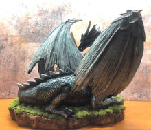 Load image into Gallery viewer, Large Mother Dragon and Baby Fantasy Sculpture Mythical Statue Ornament Gothic-OsirisTradingUK
