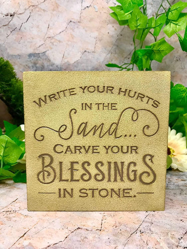 Freestanding Motivational Resin Plaque Inspiring Decor Ornament Gift-OsirisTradingUK