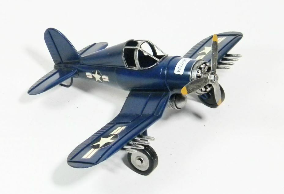 Vintage Plane Metal Model Home Crafts Decoration Ornament Father Gift Ornament-OsirisTradingUK