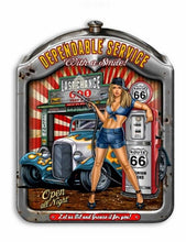 Load image into Gallery viewer, Pin Up Girls Retro Lady Vintage Style Metal Sign Plaque Man Cave Shed Bar Pub-OsirisTradingUK

