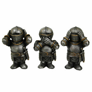 Three Wise Knights Templars Medieval Crusaders Figurines Ornaments Gift