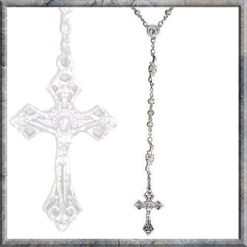 Stunning Rosary Alloy Beads with Crucifix Nemesis Now