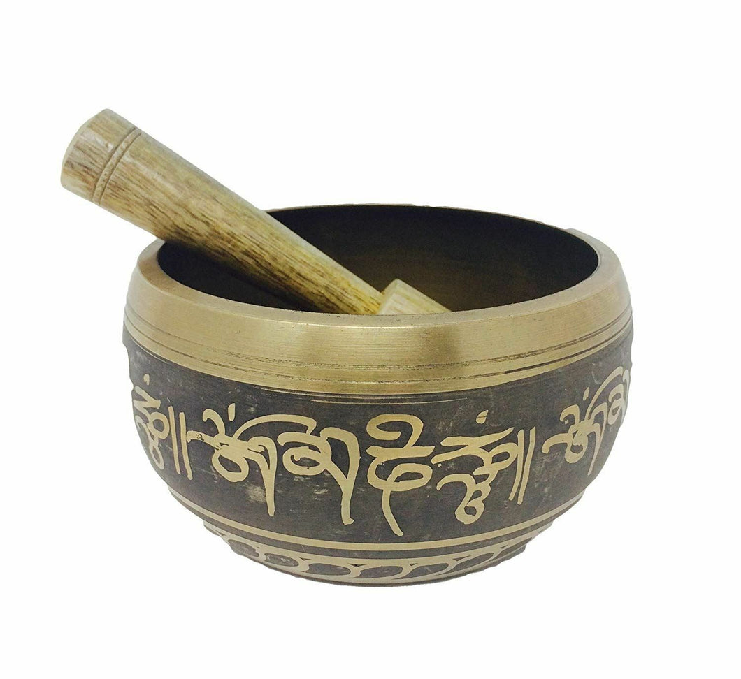 Tibetan Buddha Meditation Ganesh Singing Bowl Set