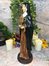Load image into Gallery viewer, Saint Clare of Assisi Statue Catholic Sculpture Religious Santa Clara Figurine
