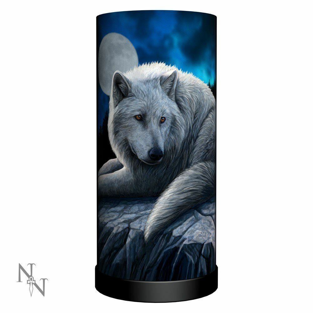 Lisa Parker Guardian Of The North Wolf Lamp