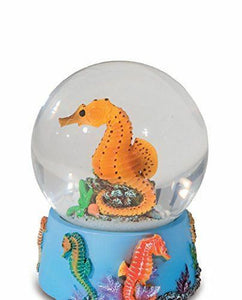 Novelty Sea Horse Snow Globe Ornament