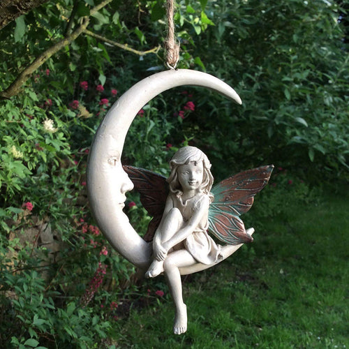 Fairy Dream Catcher Ornament Sculpture Figurine Girl Garden Home Decor Gift-OsirisTradingUK