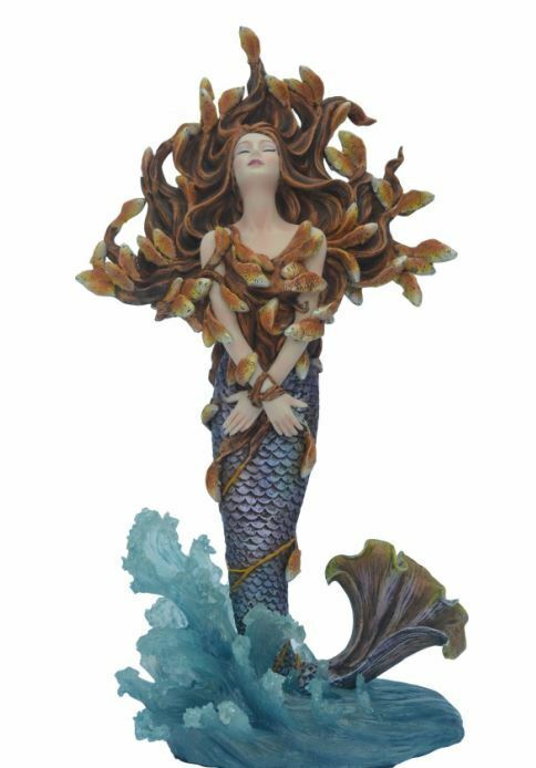 Sheila Wolk Metamorphosis Fairy Mermaid Statue Figure Ornament Fantasy Sculpture-OsirisTradingUK