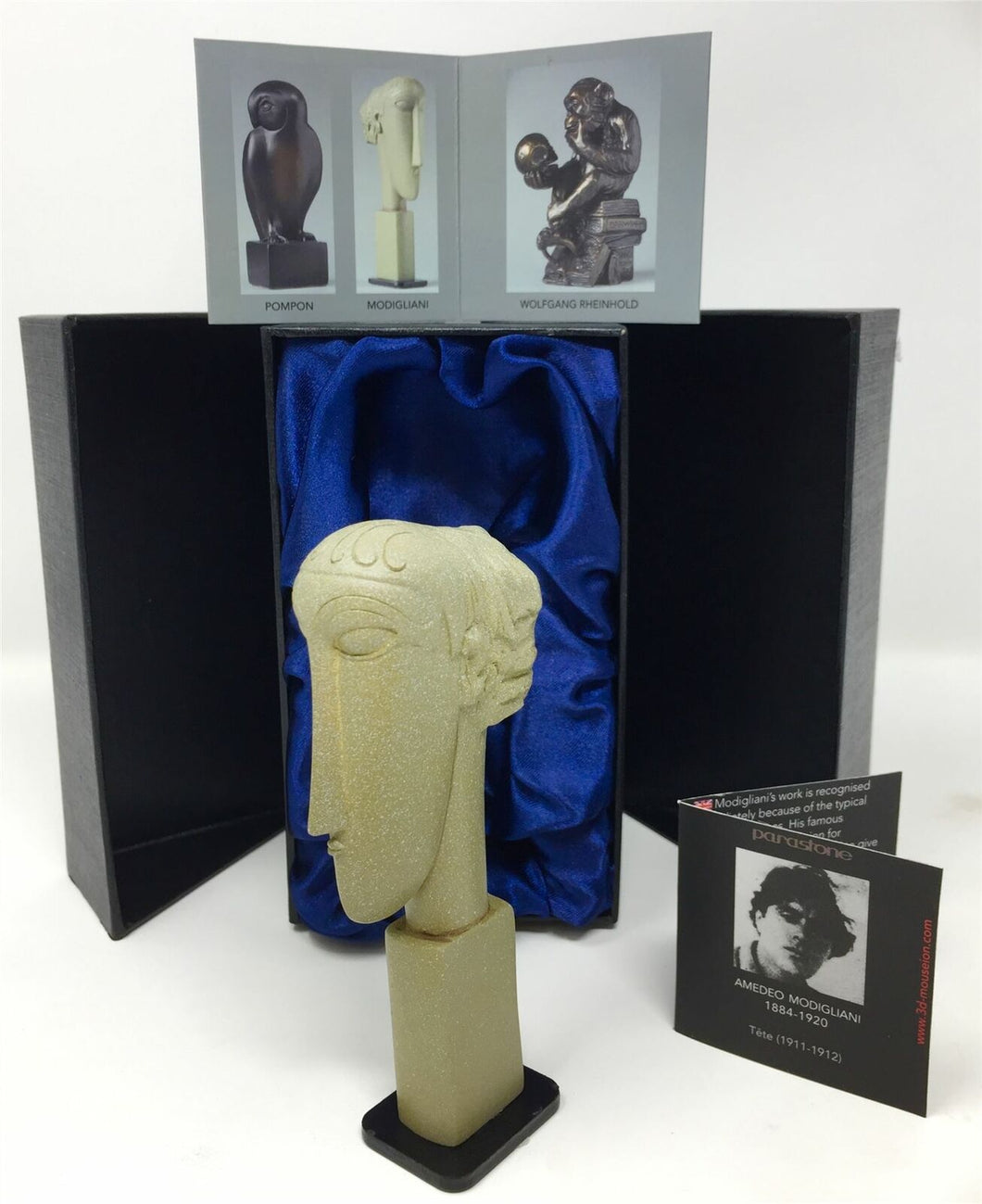 Pocket Art Museum Reproduction Miniature Sculpture Head Bust Modigliani Statue