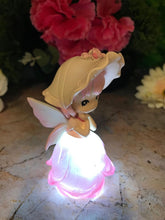 Charger l&#39;image dans la galerie, Adorable Angel Baby Girl with Led Light Pink Figurine Fantasy Fairy Collection-OsirisTradingUK
